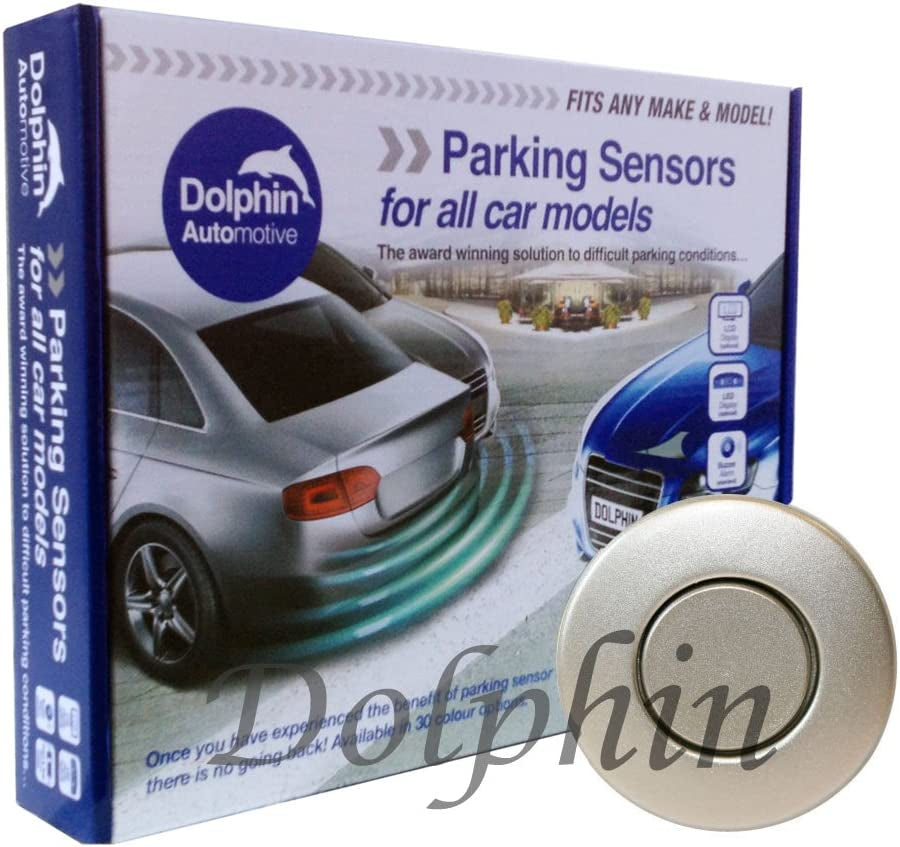 DPS400 Reverse Parking Sensors Auto Express Award Winning in 32 Colours 4 Ultrasonic Radar Sensors Kit Audio Alert System Matt & Gloss Black +30 More Colours (Champagne)