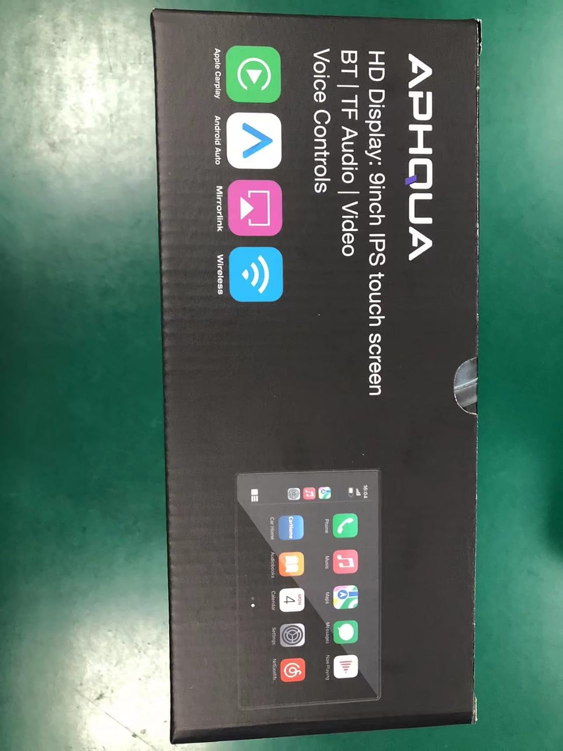 New Wireless App-Le Carplay & Android Auto with 2.5K Dash Cam,1080P Backup Camera, Portable 9" HD IPS Big Screen for Car, GPS Navigation, Bluetooth, Airplay, Mirrorcast, AUX/FM Transmitter